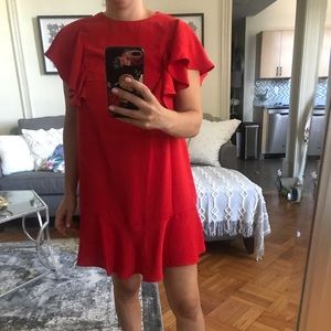 Nasty Gal red dress